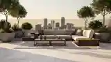 Elegancki Balkon z Widokiem na Miasto