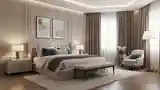 Szlachetny Pokój Nocny w Stylu Modern Classic