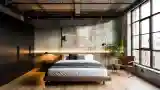 Luxurious Industrial Bedroom