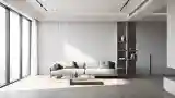 Minimalist Living Room with Luxe Touches
