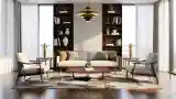 Scandinavian Lounge with Warm Light