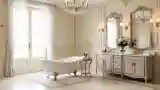 Lakonika łazienka w stylu rokoko