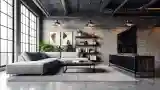Industrial Luxury Living Room