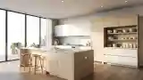Sunlit Japandi Kitchen Elegance