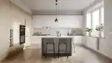 Modern Kitchen with Wood Accents