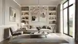 Elegancki Salon Modernistyczny