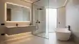 Minimalisticzna łazienka w stylu nowoczesnym