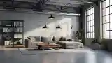Elegant Industrial Living Room