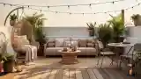 Bohemian Terrace with Handcrafted Rattans