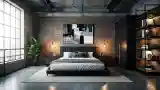 Industrial Bedroom Artistry
