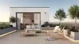 Scandinavian Terrace with Wood