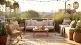 Boho Taras z Drewna i Rostu