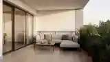 Modern Terrace with Soft Light