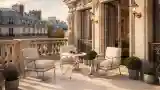 Parisian Terrace Balustrade Lounge