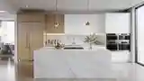 Modern Luxury Kitchen with Marble Island