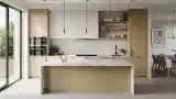 Minimalist Kitchen with Marble