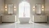 Marble Elegance in Master Bath