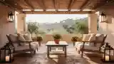 Terrace of Exquisite Wooden Chairs