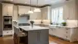 Kuchnia Elegancka z Marmurowym Wzorem
