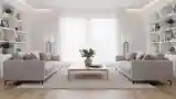 Minimalist Living Room in Light