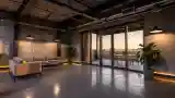 Industriálny taras z betonu