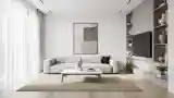 Salon z minimalistyczną elegancją