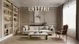 Elegancki Salon Modernistyczny