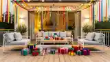 Scandi Terrace with Gifts