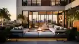 Urban Terrace with Fire Pit