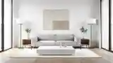 Salon z minimalistyczną elegancją
