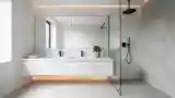 Minimalisticzna łazienka w stylu nowoczesnym