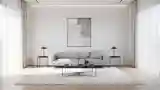 Nowoczesny salon w neutralnych odcieniach