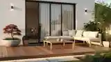 Wysokiej klasy taras Japandi