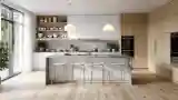 Scandinavian Kitchen with Wood
