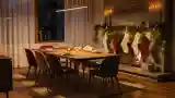 Glamorous Mid-Century Dining Room
