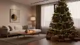 Japandi Living Room, Festive Glamour