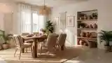 Elegancka Sala Do Jadalni Boho