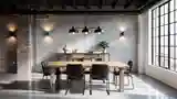Industrial Dining Room Elegance