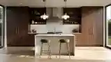 Modern Kitchen with Warm Ambiance