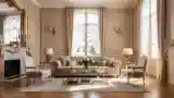 Golden Light Living Room