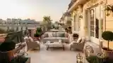 Widok z balkonu w stylu pałacowym