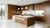 Mid-Century Modern Walnut Kitchen