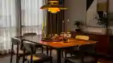 Golden Glow of Mid Century Dining