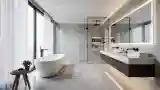 Modern Luxury Bathroom with Marble