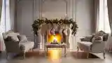 French-Style Winter Living Room