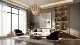 Prestiżowy salon w stylu nowoczesnym