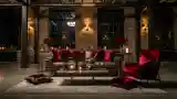 Luxury Industrial Living Room