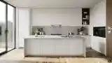 Minimalistyczna Kuchnia z Drewnem