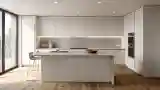 Nowoczesna Kuchnia z Drewnem i Betonem