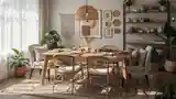 Boho Dining Room in Elegant Harmony